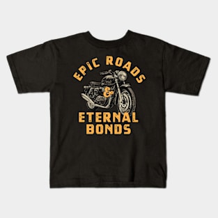 Epic roads & eternal bonds Kids T-Shirt